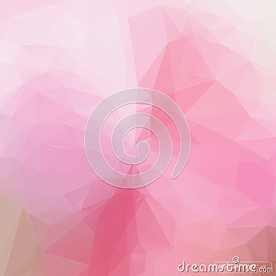 Abstract pink pastels triangle geometrical Vector background ill Vector Illustration