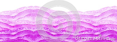 Abstract pink, purple, lilac watercolor on white background.The color splashing on the paper.Watercolor splash stain pink. Abstrac Stock Photo