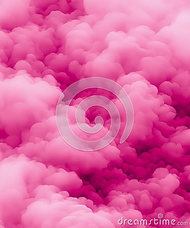 Abstract pink smoke texture. Steam, cloud realistic texture Stock Photo