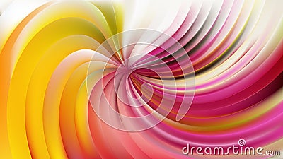 Abstract Pink and Yellow Swirl Background Stock Photo