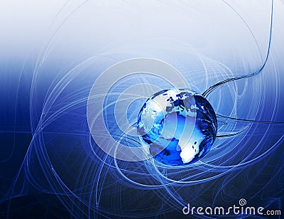 Abstract planet Stock Photo