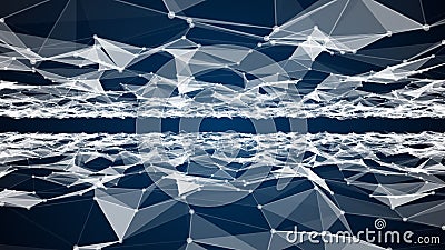 Abstract plexus illustration Stock Photo