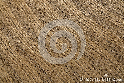 Abstract Ploughed Field Stock Photo