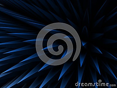 Abstract Poligon Chaotic Blue Background Stock Photo