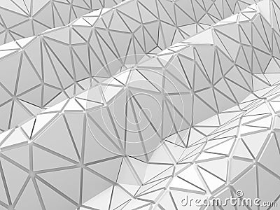Abstract poligon pattern wave surface background Cartoon Illustration