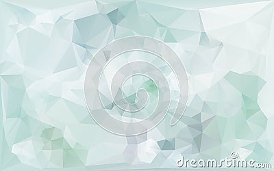 Abstract poligonal background in light blue tones Vector Illustration