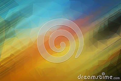 Abstract Polygon effect wallpaper Stock Photo