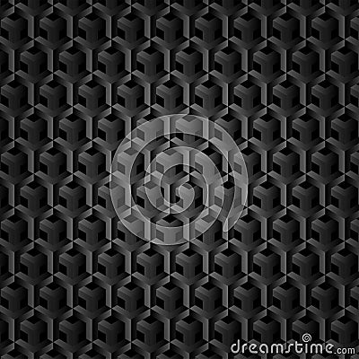 Abstract Polygon Metal Texture Design Pattern Background, Vector Cartoon Illustration