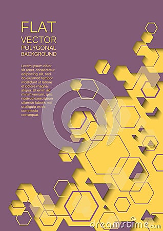 Abstract polygonal background Vector Illustration