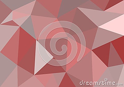 Abstract polygonal background for wallpaper, backdrop, banner, template, illustration, fabric and other applications. Red. Cartoon Illustration