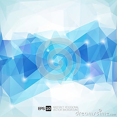 Abstract polygonal geometric background Vector Illustration