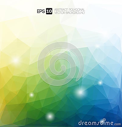 Abstract polygonal geometric background Vector Illustration