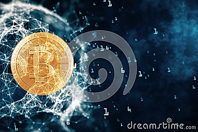 Cryptocurrency concept Stock Photo