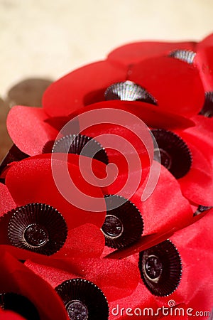 Abstract Poppies Editorial Stock Photo