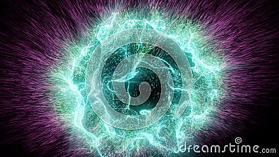 Abstract portal with concept of time or space travel Stock Photo