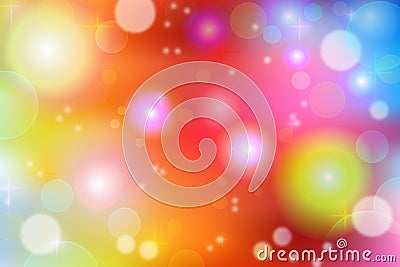 Abstract positive bright background. / Lots of color and light / Stock Photo