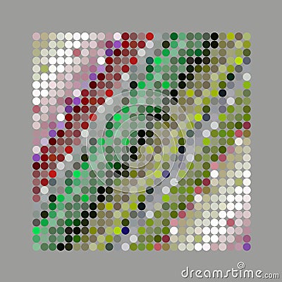 Abstract powerful dot background pattern Stock Photo