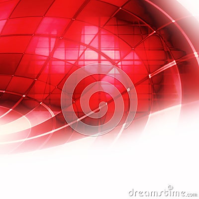 Abstract powerful light object Stock Photo