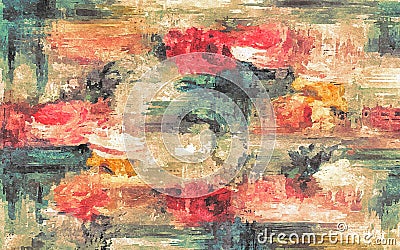 Abstract psychedelic background, watercolor stylization. Texture for design Stock Photo