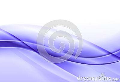 Abstract purple background, elegant soft waves Cartoon Illustration