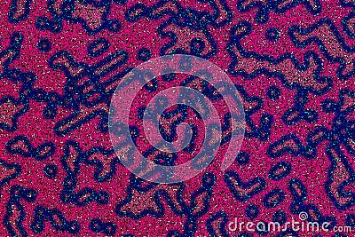 Abstract of purple and blue grunge texture background. Unexplained or dizzy shapes. Perfect for your pattern design, wrapper Stock Photo