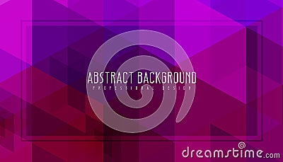 Abstract purple geometric background. Amazing vector illustration. It will be used for brochure, flyers, poster etc. Vector Illustration