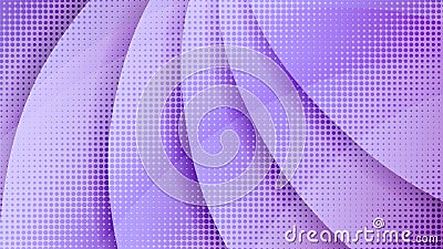 Abstract purple halftone technology background Vector Illustration