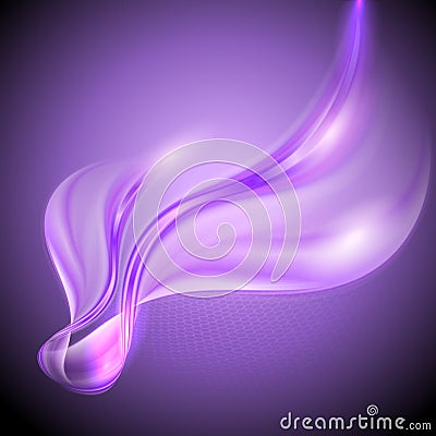 Abstract purple waving background Vector Illustration