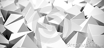 Abstract Pyramids Background Stock Photo