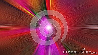 Abstract radial blur colorful background | vivid color spectrum line. Stock Photo
