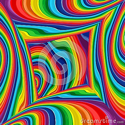 Abstract raibow colorful vector background, art multicolor room Vector Illustration