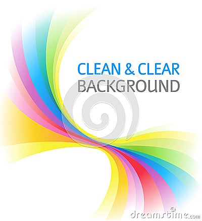 Abstract Rainbow Background Vector Illustration