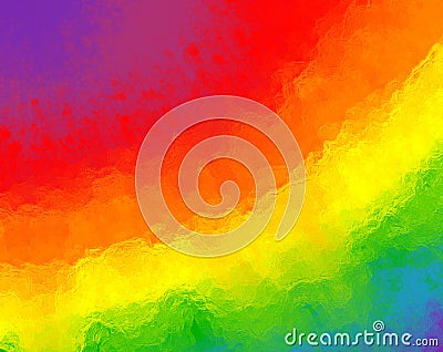 Abstract rainbow background with blurred glass texture and bright colors Stock Photo