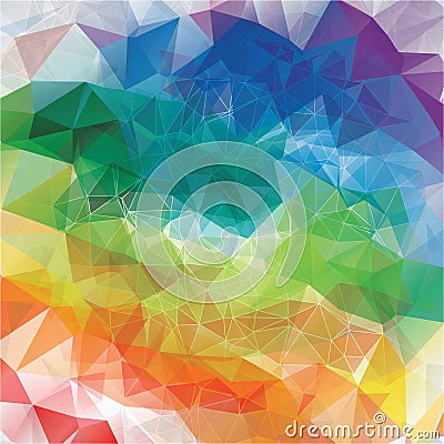 Abstract rainbow background Vector Illustration