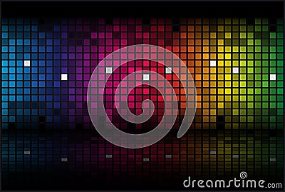 Abstract rainbow - colored background Vector Illustration