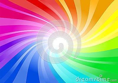Abstract rainbow colored background Vector Illustration