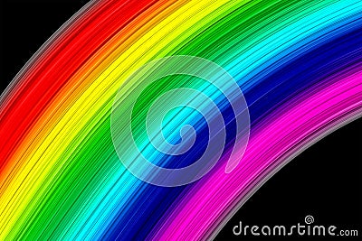 Abstract rainbow colours Stock Photo