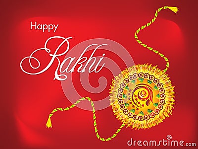 Abstract raksha bandhan Background Vector Illustration