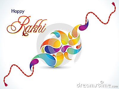 Abstract raksha bandhan Background Vector Illustration