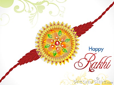 Abstract raksha bandhan rakhi background Vector Illustration