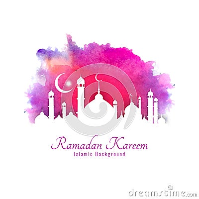 Abstract ramadan Kareem Islamic festival background Vector Illustration