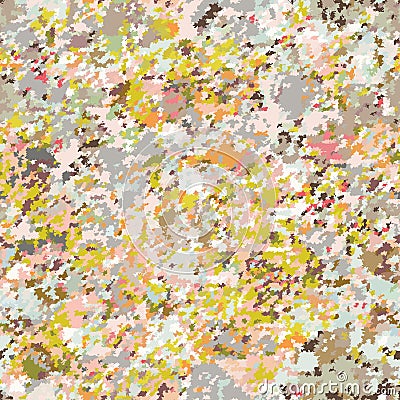 Abstract random organic pastel vector texture. Feminine speckled flecks in spring color seamless pattern. Melange variegated Stock Photo