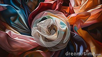 Abstract realism texture details colors Hyper-realistic t generative AI Stock Photo