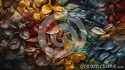 Abstract realism texture details colors Hyper-realistic t one generative AI Stock Photo