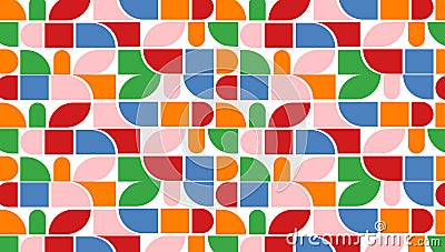 abstract rectangel shape design seamless pattern texture for presentation, Simple composition for web design, branding, Vector Illustration