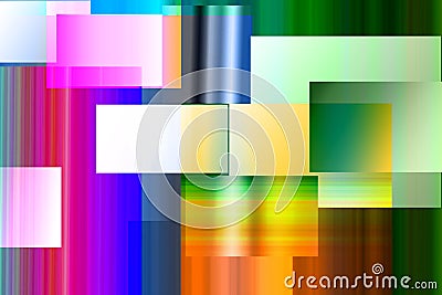 Abstract rectangle layers Stock Photo