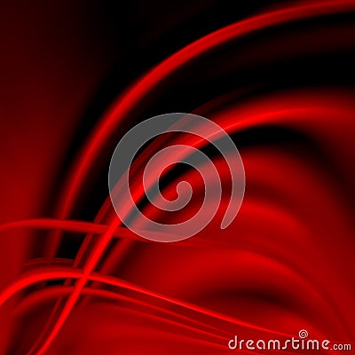 Abstract red background cloth or liquid wave Cartoon Illustration