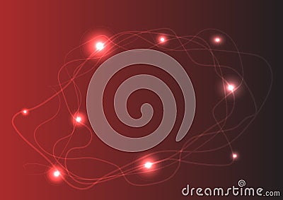 Abstract red background Vector Illustration