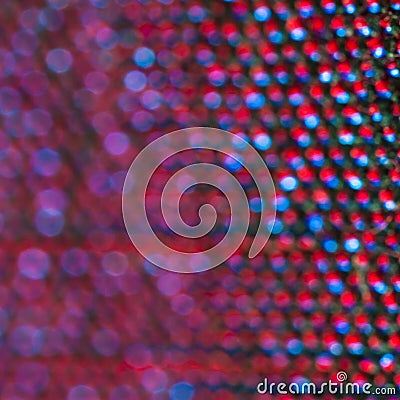 Abstract of red and blue bokeh Stock Photo