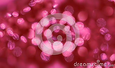 Abstract red colorful blur circle lights festive holiday background Stock Photo